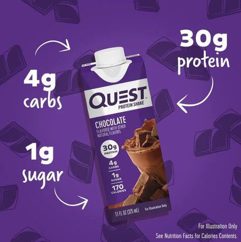 Quest Nutrition Chocolate Protein Shake - 325ml