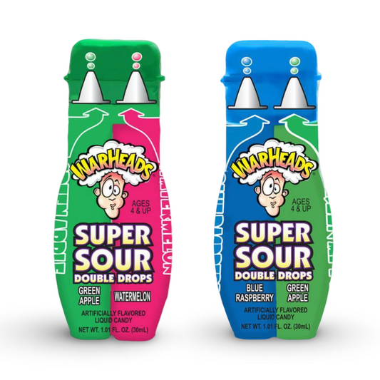 Warheads Super Sour Double Drops Liquid Candy - 30ml